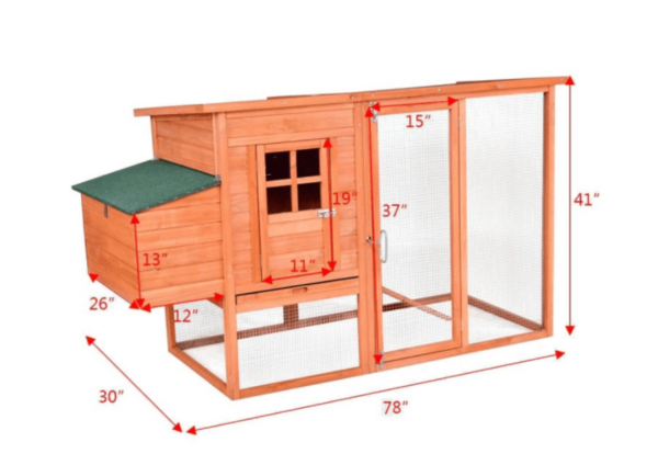 CASETA PARA GALLINAS DE MADERA LYON - Imagen 4