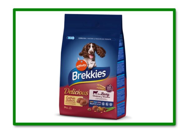 BREKKIES DOG DELICIOUS BEFF 3kg