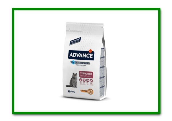 ADVANCE CAT STERILIZED +10 AÑOS  1.5 Kg