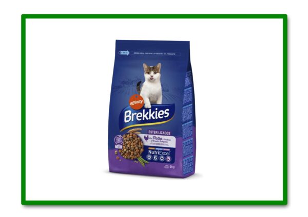 BREKKIES CAT STERILIZED 3 Kg