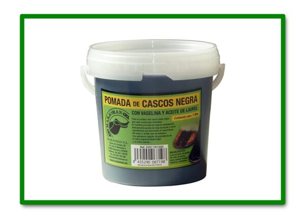 POMADA PARA CASCOS NEGRA 1 Kg