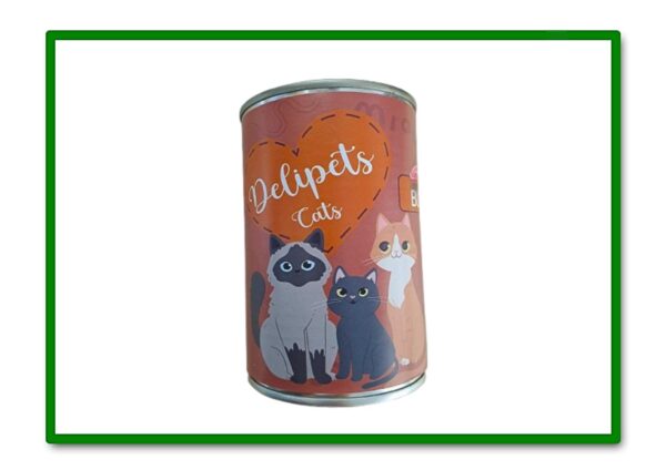 DELIPETS BUEY 415g LATA PARA GATO