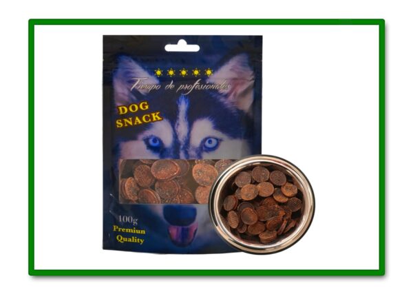 MONEDAS DE SALMON 100 GR SNACK PARA PERRO