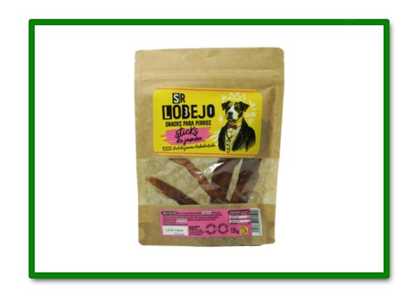 STICKS JAMON 120GR SNACK PARA PERRO