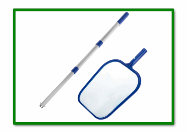 RECOGEHOJAS CON PERTIGA EXTENSIBLE PARA PISCINA