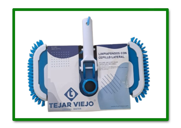 LIMPIAFONDOS CON CEPILLO LATERAL PARA PISCINA