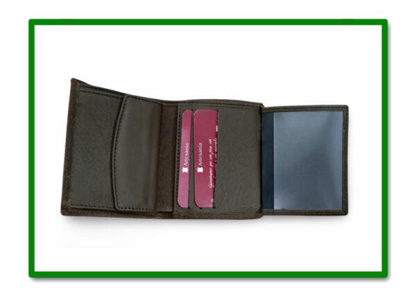 BILLETERO UBRIQUE MOD.B1003 SERRAJE HIERROS KAKI OSCURO - Imagen 2