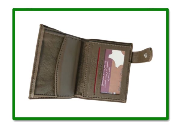 BILLETERO UBRIQUE MOD.B1003 SERRAJE HIERROS KAKI OSCURO - Imagen 3