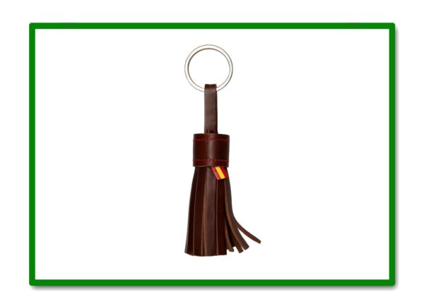 LLAVERO TILINES LARGO MARRON (L3)