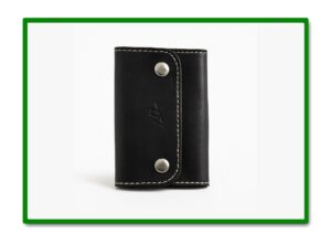 LLAVERO PIEL 8 LLAVES NEGRO PIEL