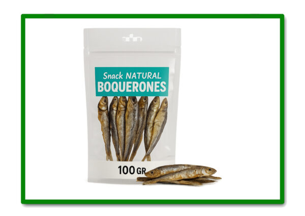 SNACK NATURAL BOQUERONES 100GR
