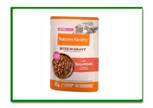 WNVC BITES IN GRAY KITTEN SALMON 70GR