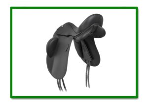 SILLA INGLESA 17 1/2 DOMA CLASICA LEXHIS KLL MONOFALDON NEGRO