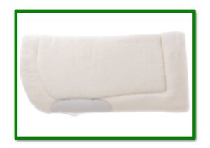 MANTILLA MEHIS SILLA VAQUERA BORREGUILLO SINTÉTICO BLANCO