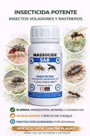 INSECTICIDA MOSQUITOS MASSOCIDE SAB 250cc