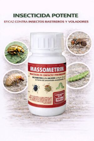 INSECTICIDA ORUGAS MASSOMETRIN 100 ML
