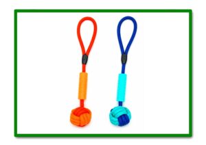 JUGUETE CAUCHO CON CUERDA PARA PERRO 42CM