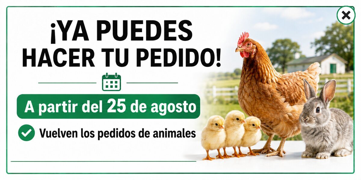 A partir del 25 de agosto vuelven los pedidos de animales