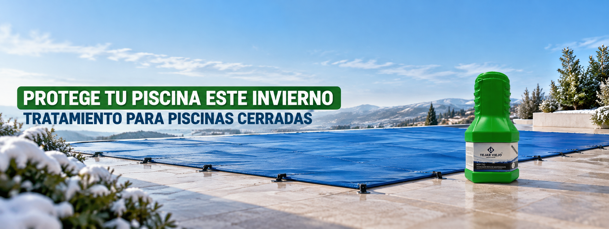 Protege tu piscina este invierno con HTV-752 Invernador